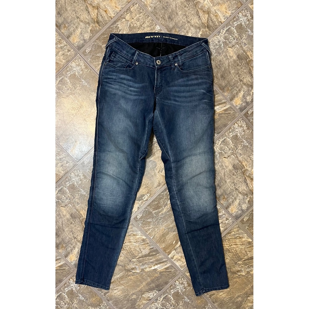 REV'IT! Westwood Ladies Jeans Women W30 Blue Cordura Moto Riding Pants